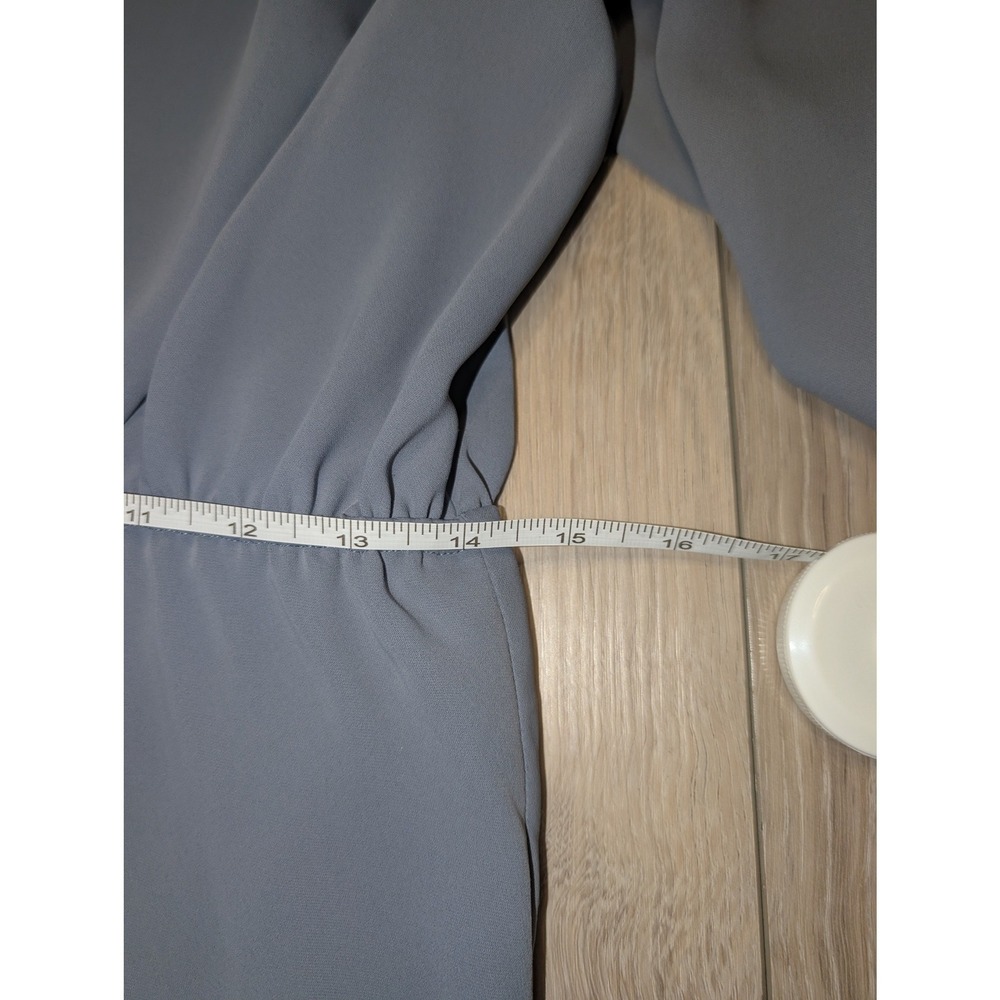 Babaton Aritzia Tie-Front Midi Shirt Dress Size L - Picture 5 of 9
